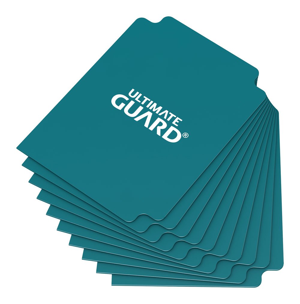 x_ugd010452 Ultimate Guard Card Dividers Standard Size (10) - Petrol - Image 1