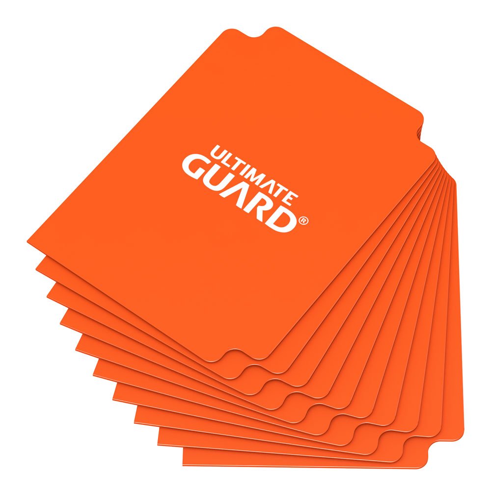 x_ugd010455 Ultimate Guard Card Dividers Standard Size (10) - Orange - Image 1