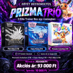 Pokémon TCG – Prizma Trió – 3 Elite Trainer Box – EN
