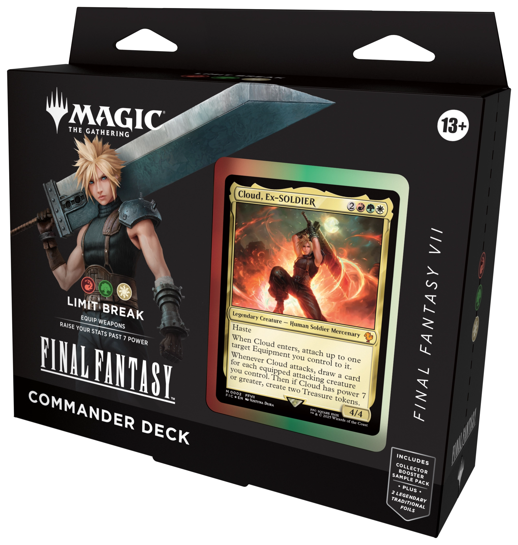 en_skVnAmFJNE Magic: The Gathering—FINAL FANTASY Commander Deck - Limit Break (FINAL FANTASY VII) - Image 1