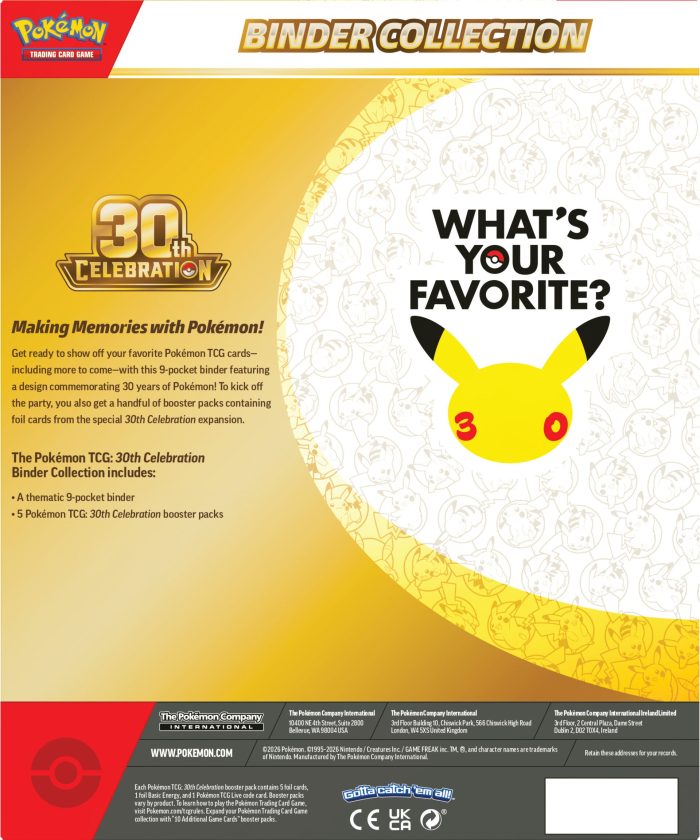 Pokémon TCG: 30th Celebration – Binder Collection – EN - Image 2