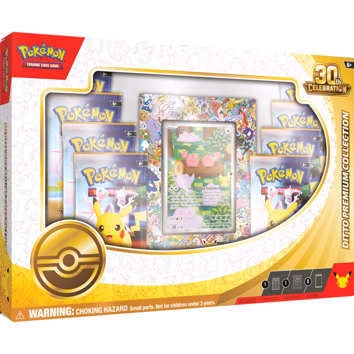 POK10469_1.jpg Pokémon TCG – 30th Celebration – Ditto Premium Collection – EN - Image 1