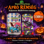 Pokémon TCG – Apró rémség Halloween-csomag – Mini Tin + Pitch Black booster – EN