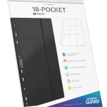 Ultimate Guard – 18-Pocket Pages Side-Loading – Black – 10 db