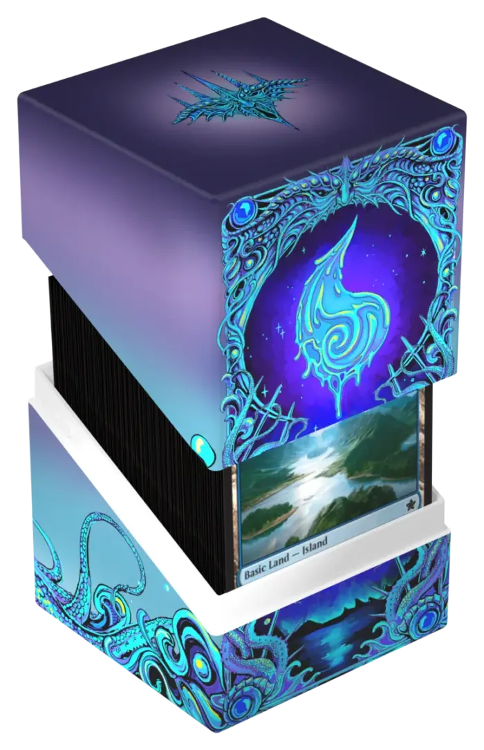 Ultimate Guard RTE Boulder 100+ – Magic: The Gathering – Mana Token – Island - 3. kép