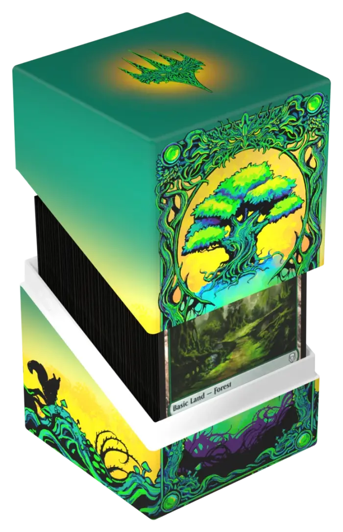 Ultimate Guard RTE Boulder 100+ – Magic: The Gathering – Mana Token – Forest - 3. kép