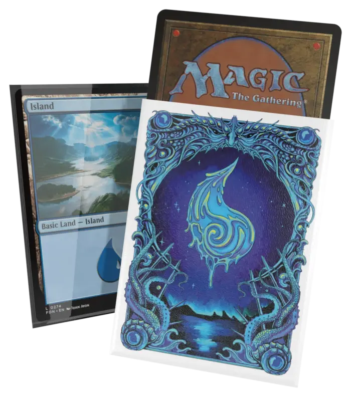 Ultimate Guard Art Sleeves – Magic: The Gathering – Mana Token – Island – 100 db - 3. kép