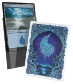Ultimate Guard Art Sleeves – Magic: The Gathering – Mana Token – Island – 100 db - 2. kép