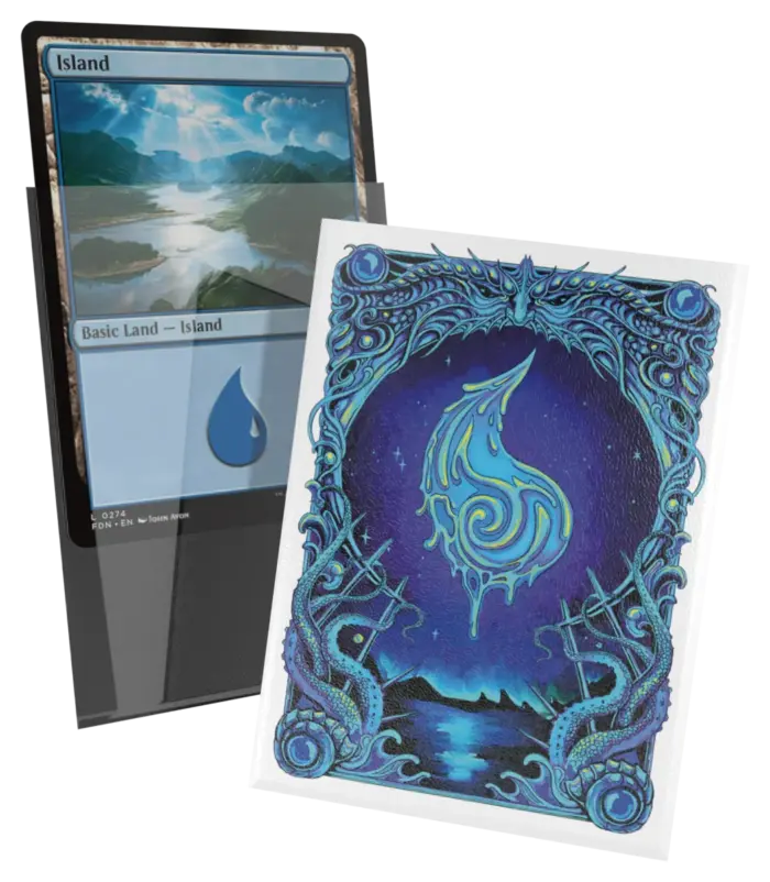 Ultimate Guard Art Sleeves – Magic: The Gathering – Mana Token – Island – 100 db - 2. kép