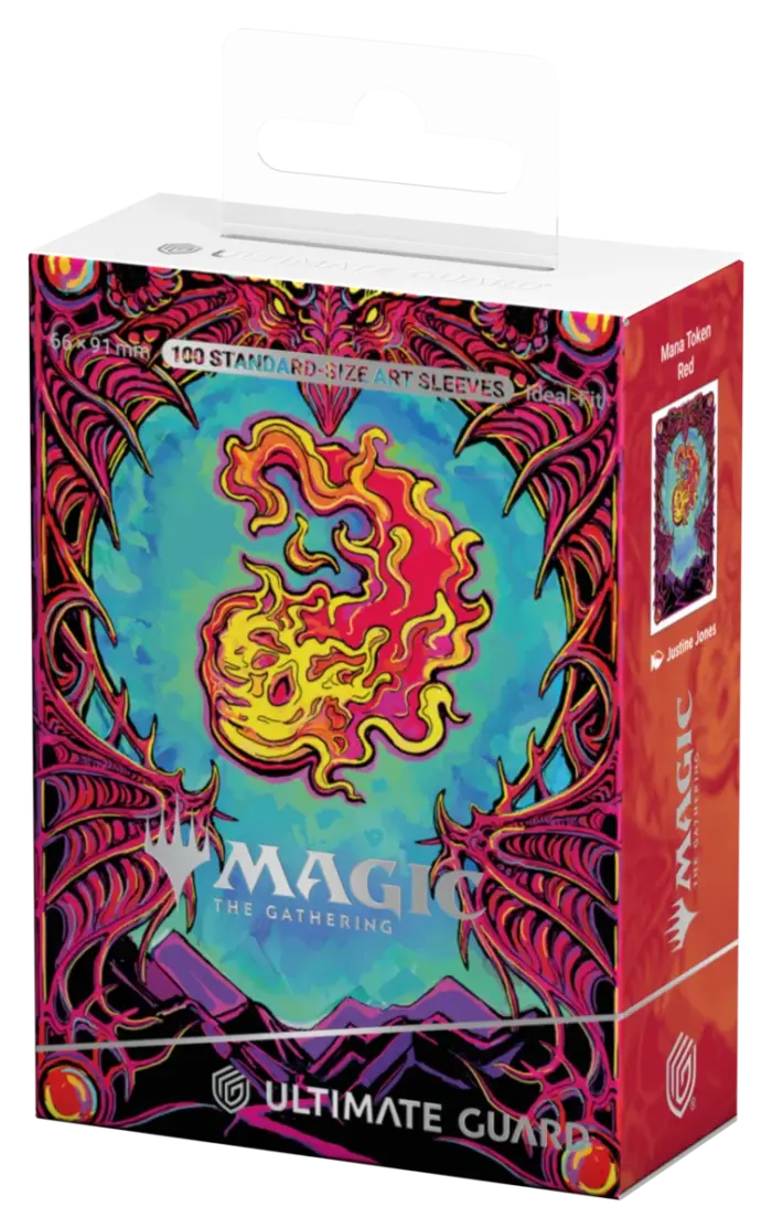 Ultimate Guard Art Sleeves – Magic: The Gathering – Mana Token – Mountain – 100 db - 5. kép