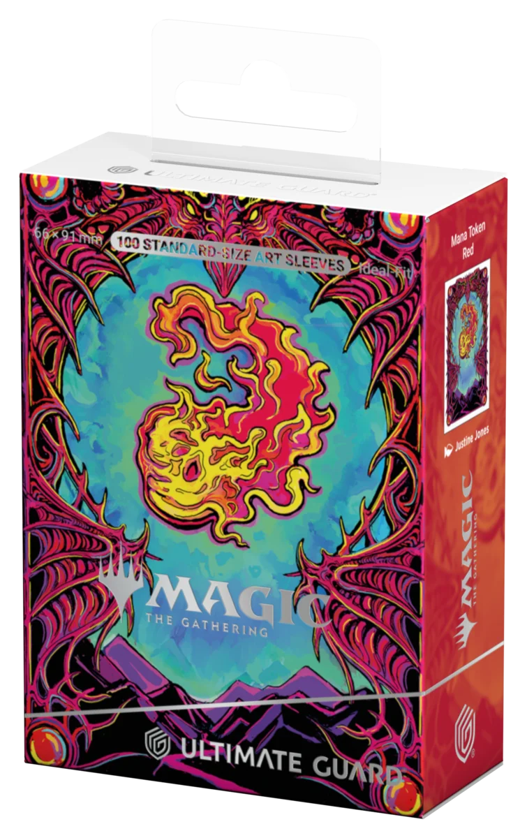 UGD012073_0002_solo_755x1200 Ultimate Guard Art Sleeves – Magic: The Gathering – Mana Token – Mountain – 100 db - 1. kép