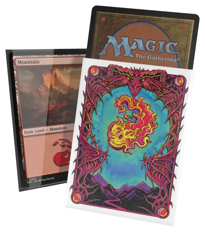 Ultimate Guard Art Sleeves – Magic: The Gathering – Mana Token – Mountain – 100 db - 3. kép