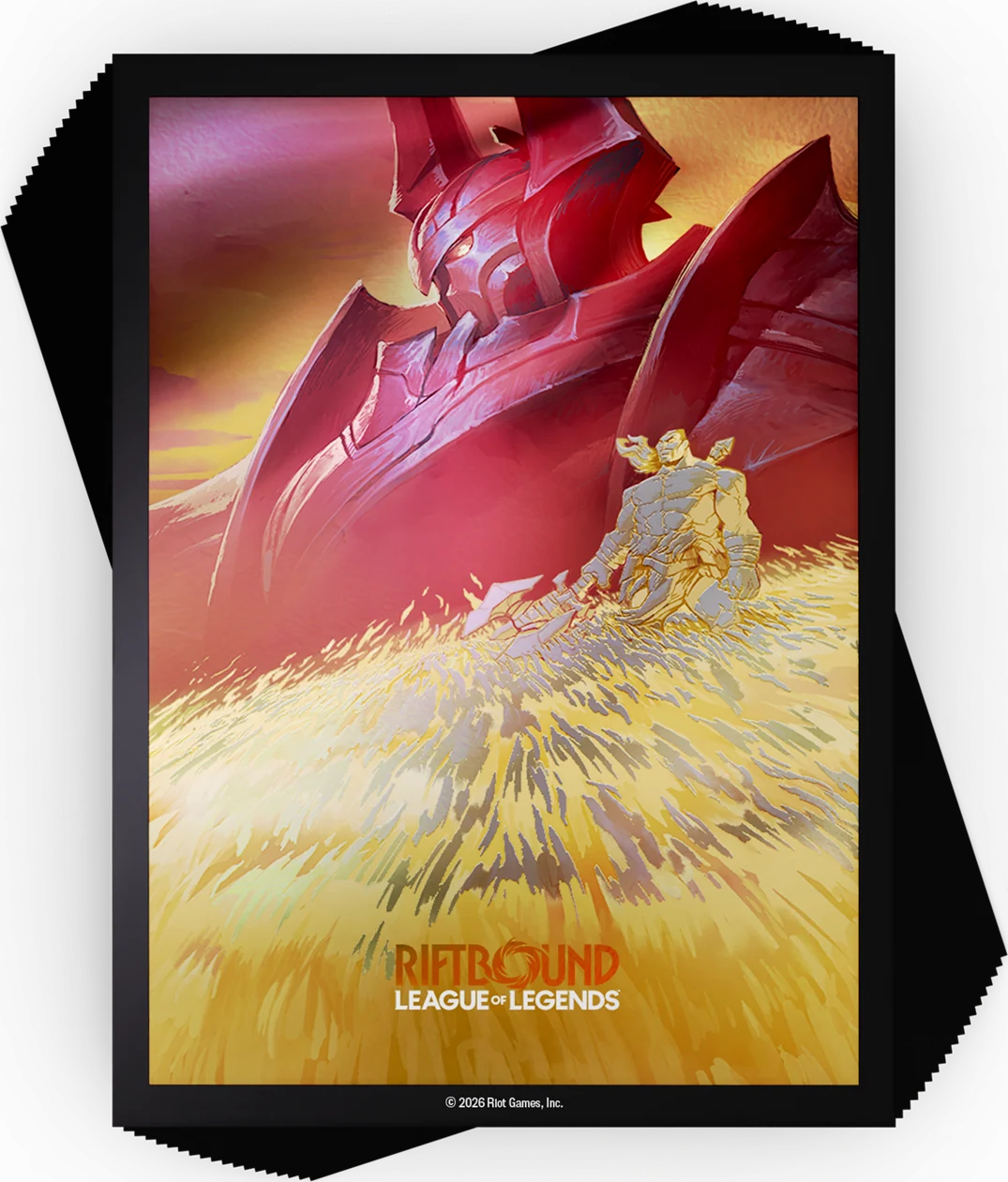 a_a2025662-eae4-4f98-9535-9f276a2a5d3b Riftbound: League of Legends TCG: Radiance "Mordekaiser, Iron Revenant" - Card Sleeves (100) - Image 1