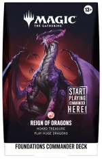 Magic: The Gathering – Foundations Commander Deck – Reign of Dragons – EN