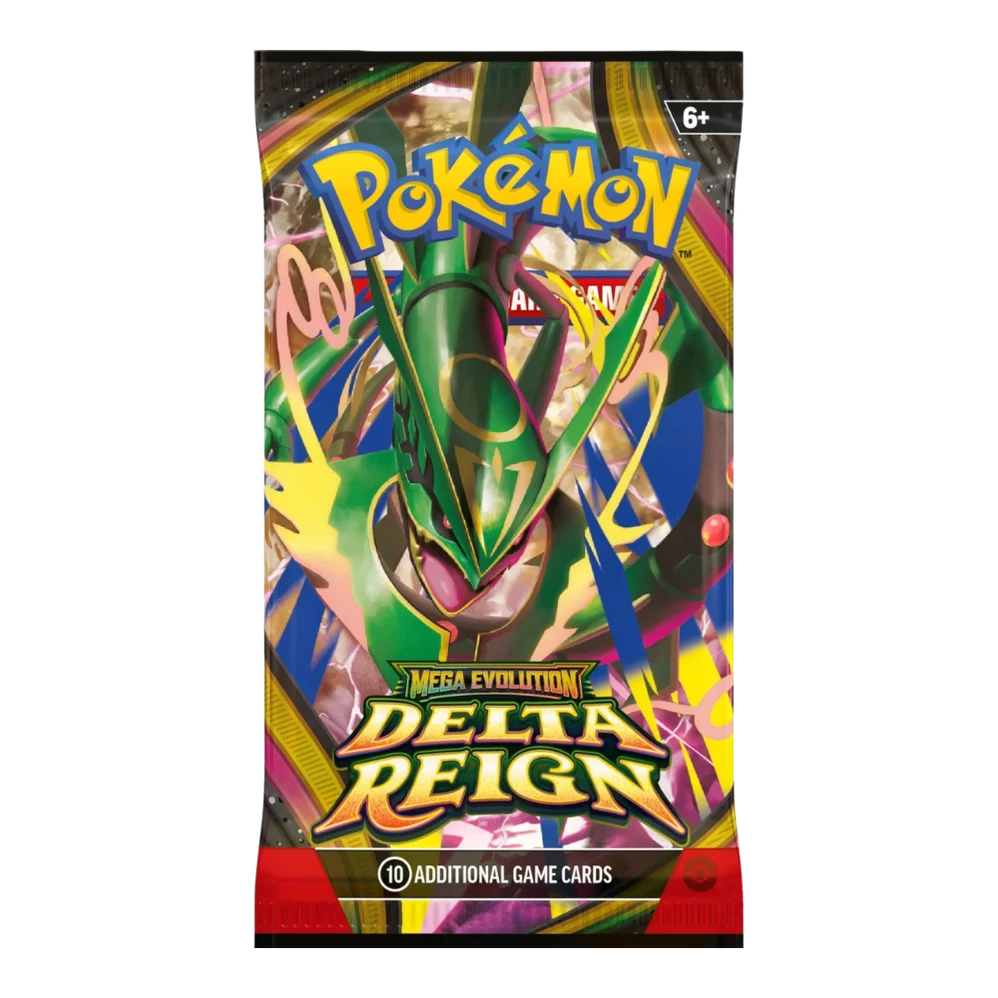 pokemon-delta-reign-booster-pack-8193950_998x998.png Pokémon TCG – Mega Evolution: Delta Reign – Booster – EN - Image 1